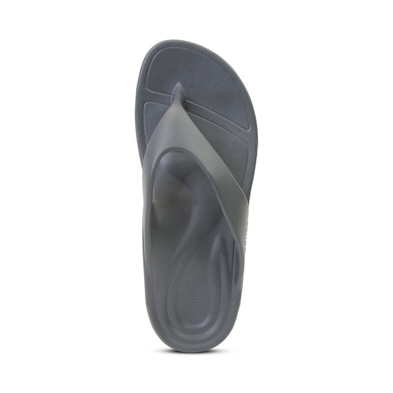 Aetrex Maui Mens Orthotic Flip Flops