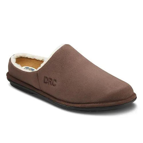 Dr. Comfort Easy Medical Grade Mens Slippers Chocolate - Anjelstore 