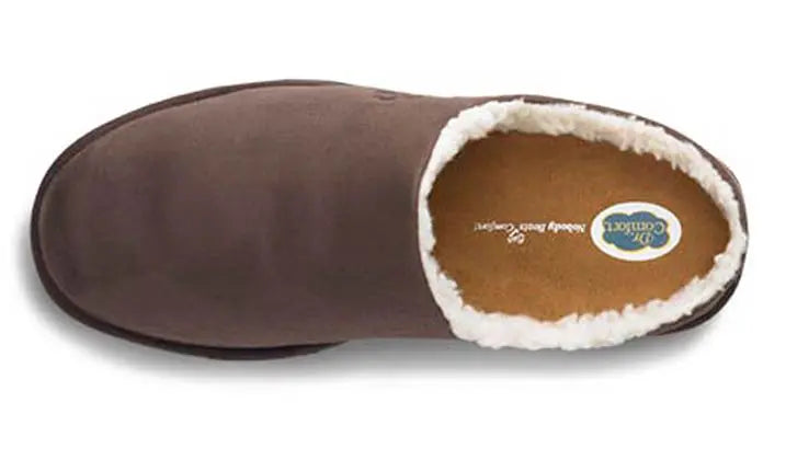 Dr. Comfort Easy Medical Grade Mens Slippers Chocolate - Anjelstore 