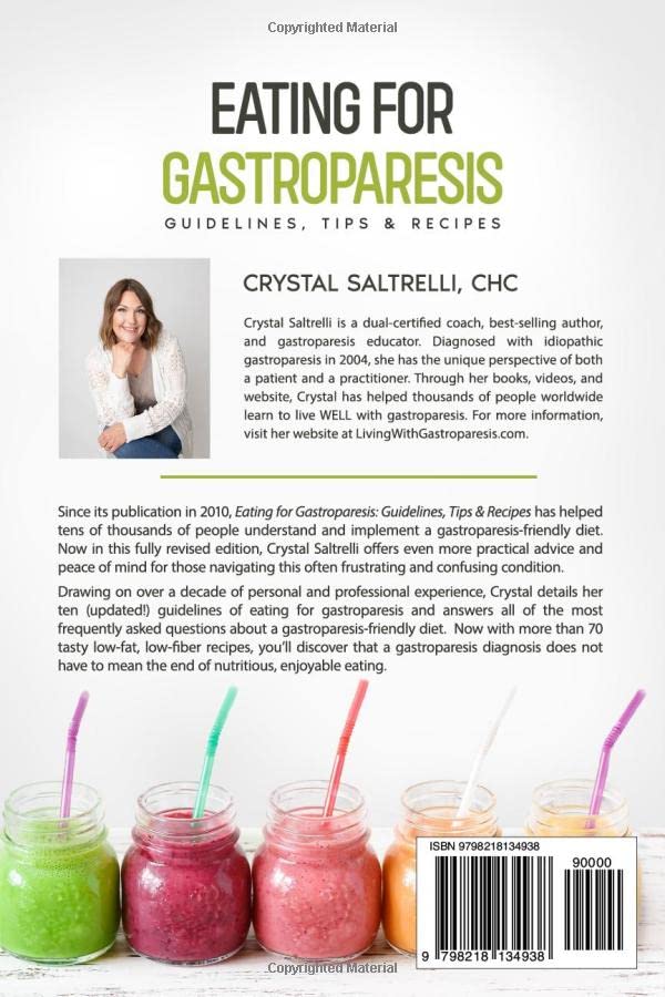 Eating for Gastroparesis: Guidelines, Tips & Recipes Paperback – 17 January 2023