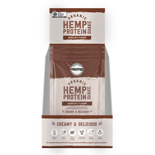 Organic Hemp Protein 35g Single Serve - Variety of Flavors, Nutrient-Rich, Delicious, and Healthy - Anjelstore 