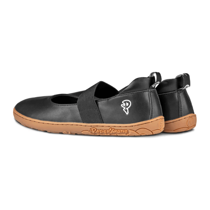 PaperKrane Barefoot Comfort Shoes - Licorice MaryJanes (Adult) - Anjelstore 