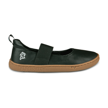 PaperKrane Barefoot Comfort Shoes - MaryJane Junior Licorice. - Anjelstore 