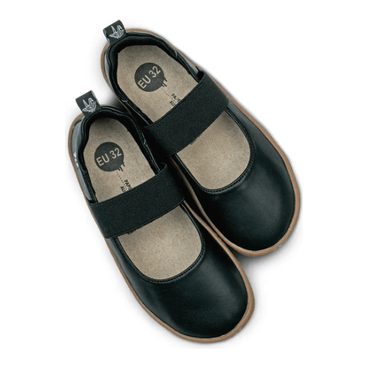 PaperKrane Barefoot Comfort Shoes - MaryJane Junior Licorice. - Anjelstore 