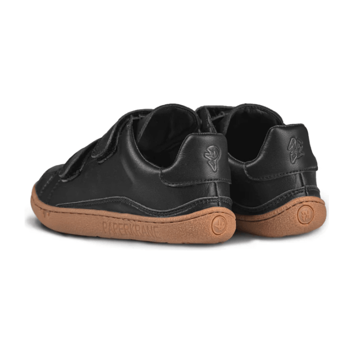 PaperKrane Barefoot Comfort Shoes - Velcro Kids Licorice - Anjelstore 