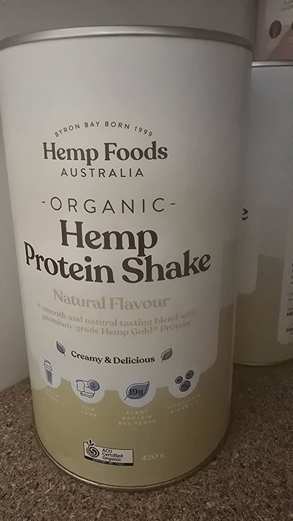 Hemp Food Australia Organic Hemp Protein Vanilla, Chocolate and Mixed Berry 420g