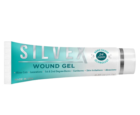 Silvex Nano Silver Wound Gel 24ppm (14.2g) - Anjelstore 